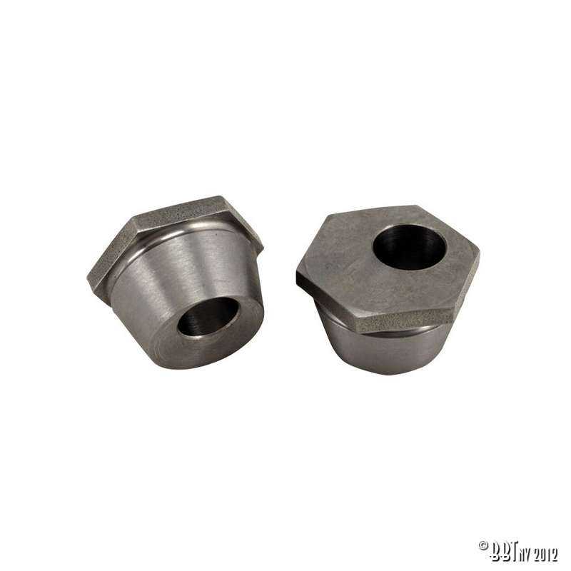 Super excentric conic camber nuts