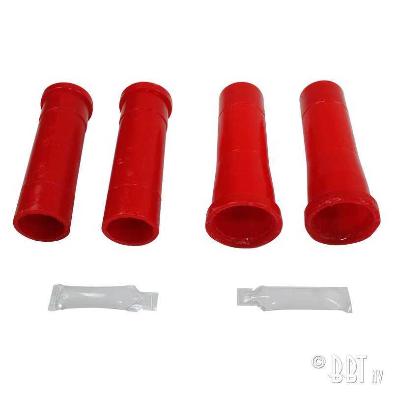 Urethane bushing in- and outside for ball joint suspension