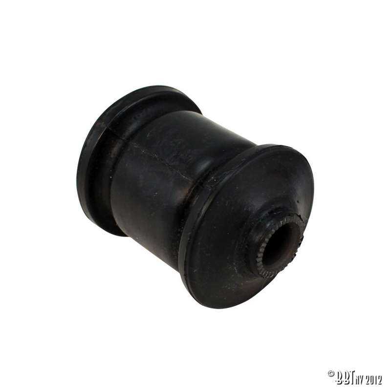 Rubber mount rear suspension arm