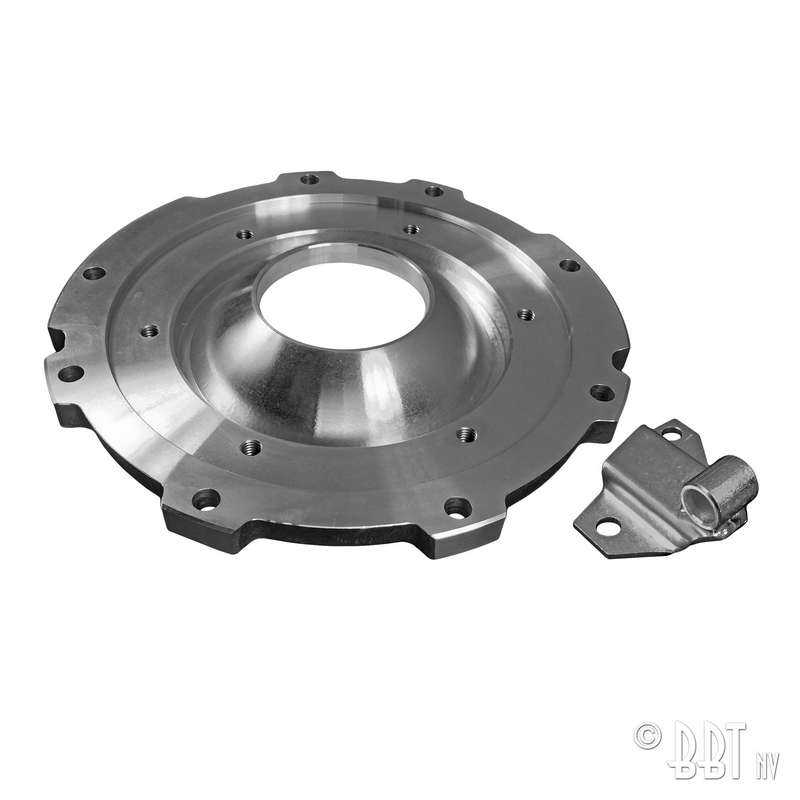 Heavy duty side plate for swing axle transmission case