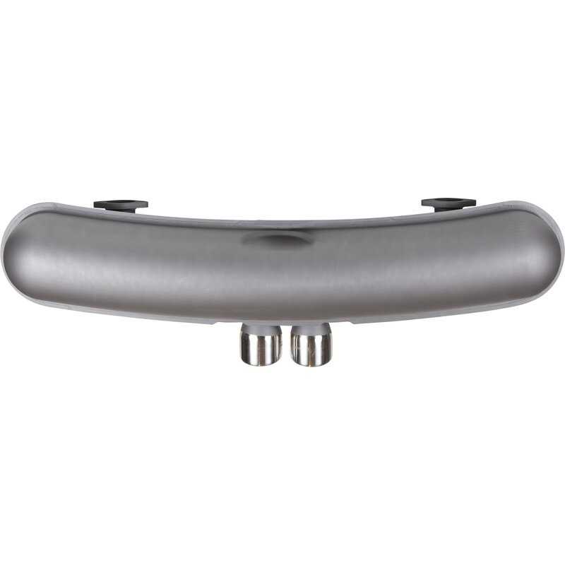 Porsche 911 F-Modell Rear sport exhaust with dual Ø76 mm center outlet pipes