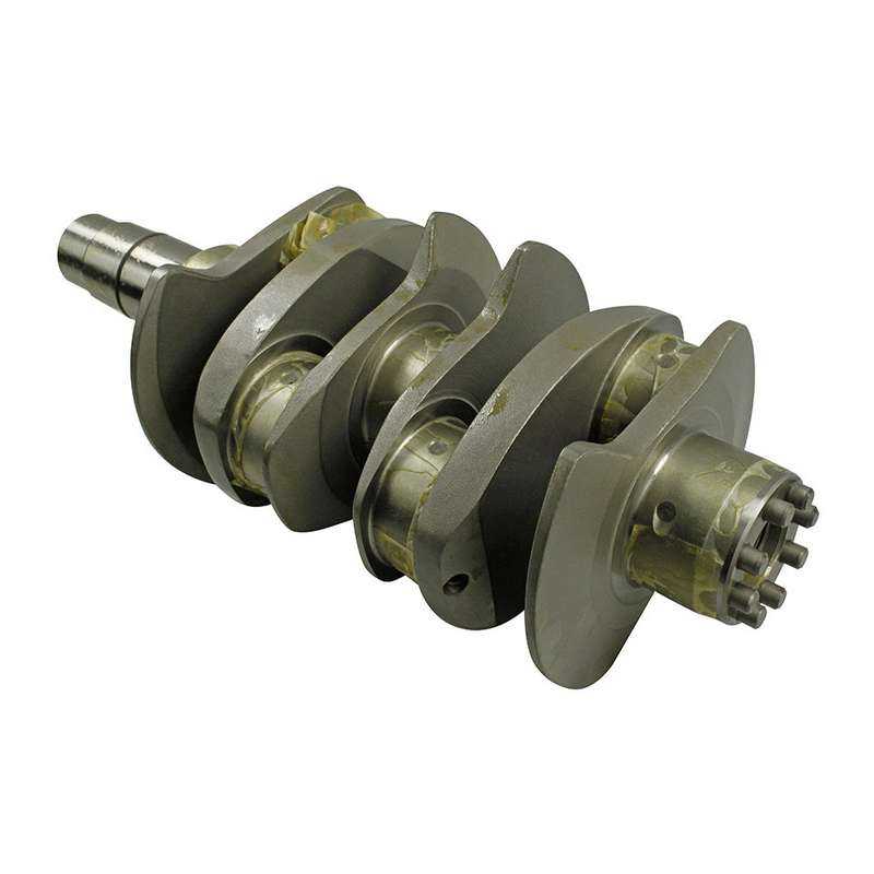 Kurbelwelle mit Gegengewichten, 78 mm Hub, VW Pleuellager Standard