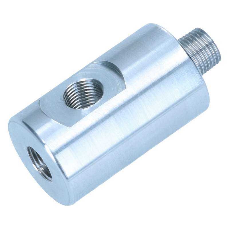 Adapter fuel pressure gauge to regulator 'Filter King'