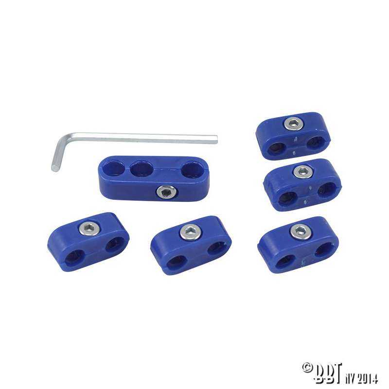 Zündkabelhalter blau