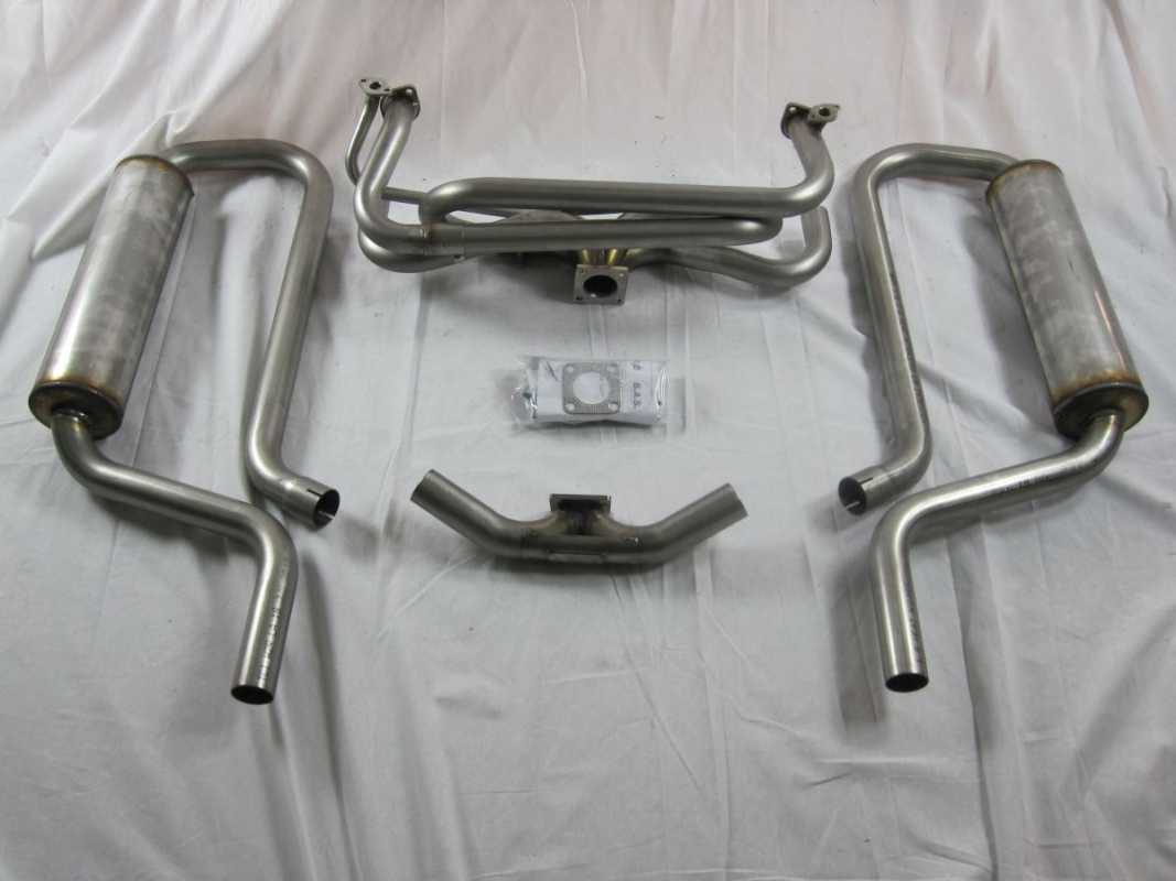 Streetsport Exhaust VW Beetle Stainless Steel VW Beetle Type 1 with preheating - SILENT VERSION