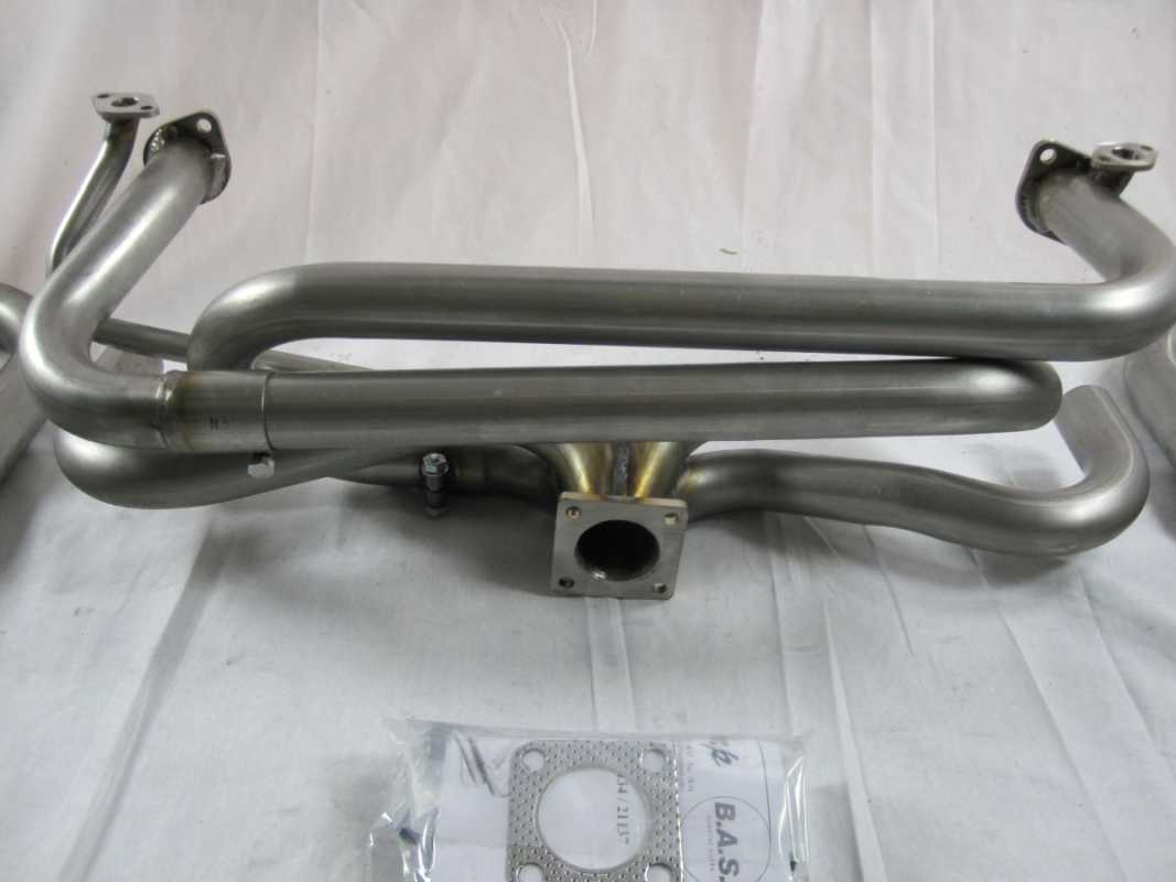 B.A.S. Spezial Auspuffanlage VW Käfer Typ 1 Streetsport Edelstahl mit Vorwärmung - Ahnendorp