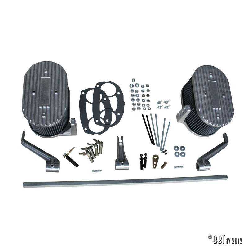 Linkage & Aircleaner kit for straight intake manifolds IDF & DRLA collector