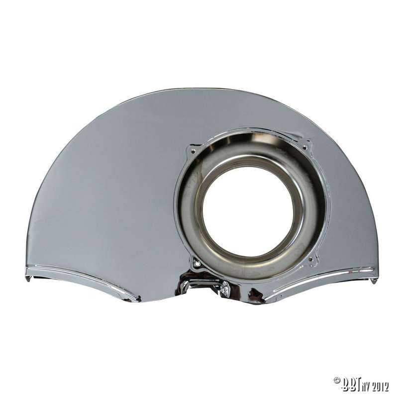 Chrome shroud without ducts