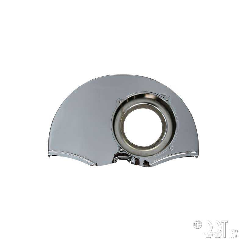 Chrome fan shroud with doghouse