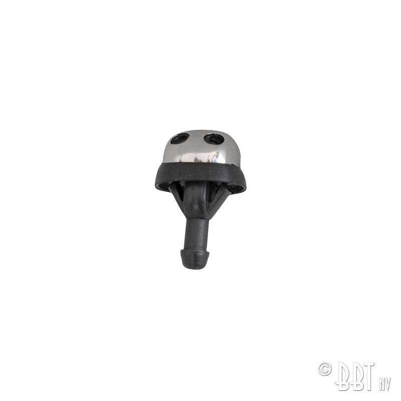 Windshield washer jet, chrome