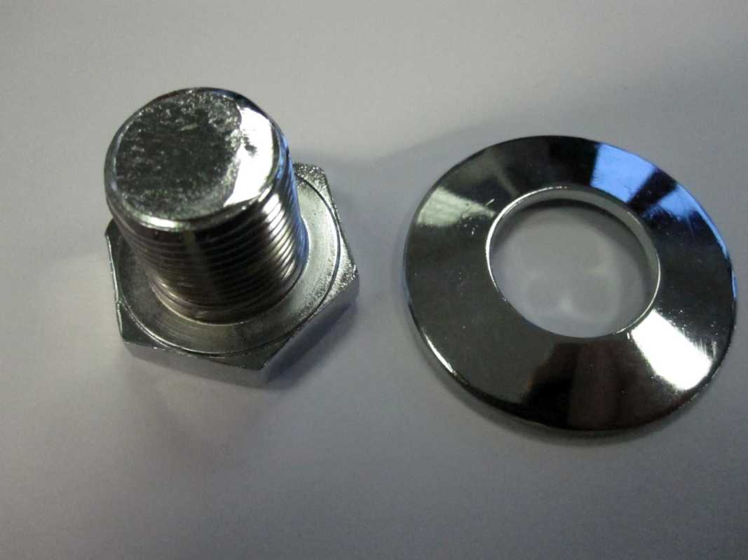 Riemenscheibenschraube Standard VW Typ 1 Motor verchromt, Satz