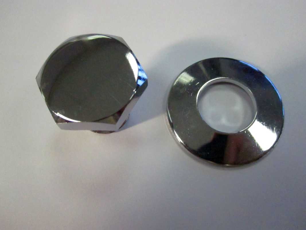 Riemenscheibenschraube Standard VW Typ 1 Motor verchromt, Satz