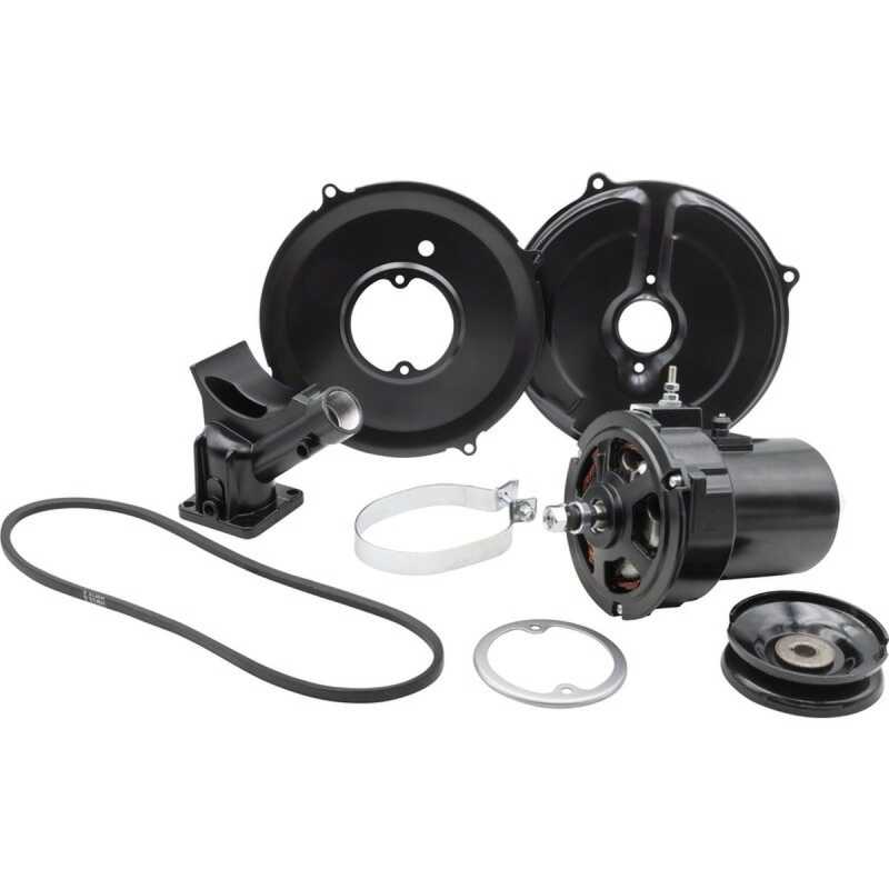 Lichtmaschinensatz, 75 Amp, schwarz