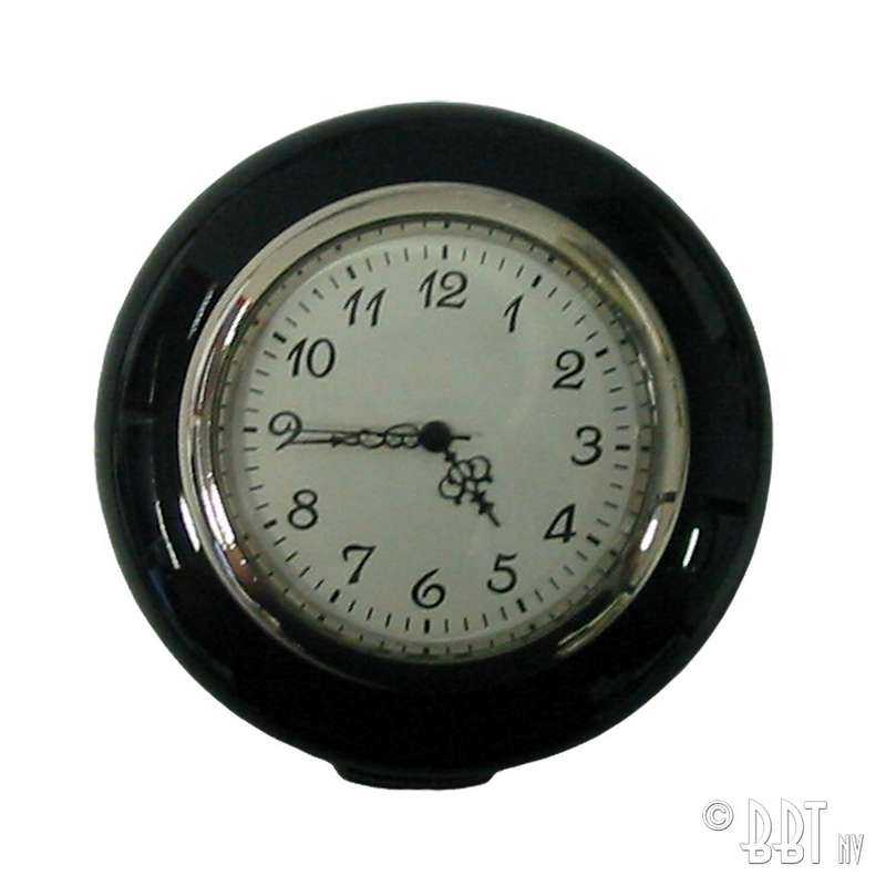 Horn button with clock