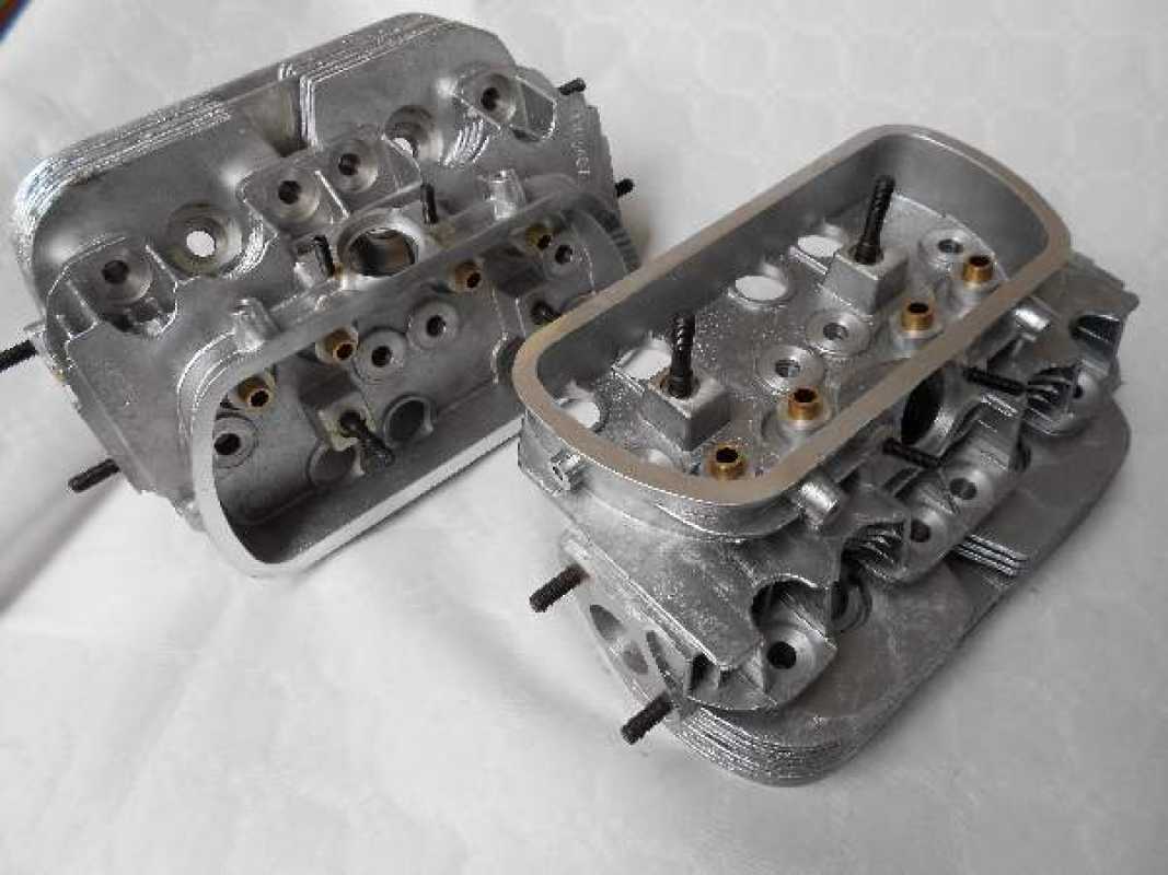 Cylinder Heads Single Port VW Beetle 1,3 40PS, Set