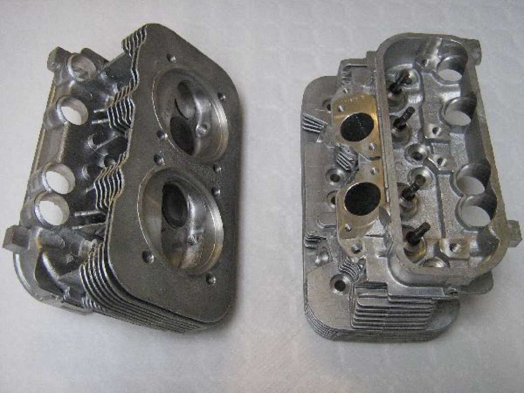 Cylinder Heads Type 4 B.A.S. S-Version CJ 1,8-2,0 41/34mm valves VW T2b baywindow T3 vanagon