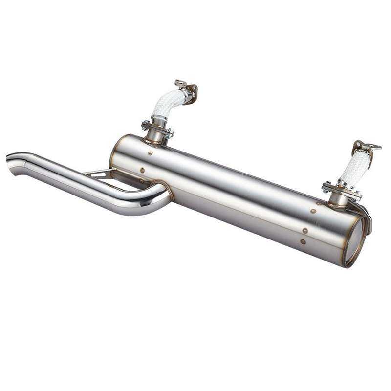 Exhaust 'Vintage Speed' without pre-heat risers / Stainless steel - standard tailpipe 'Super Flow'