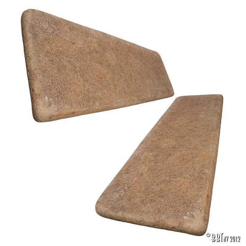 Seat padding backrest or bottom front / rear