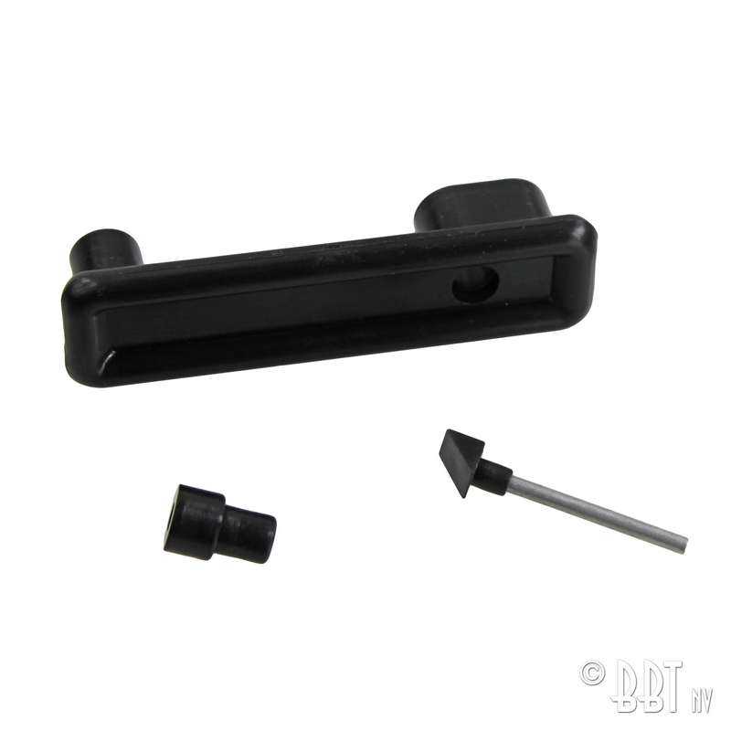 Cupboard door handle black Westfalia