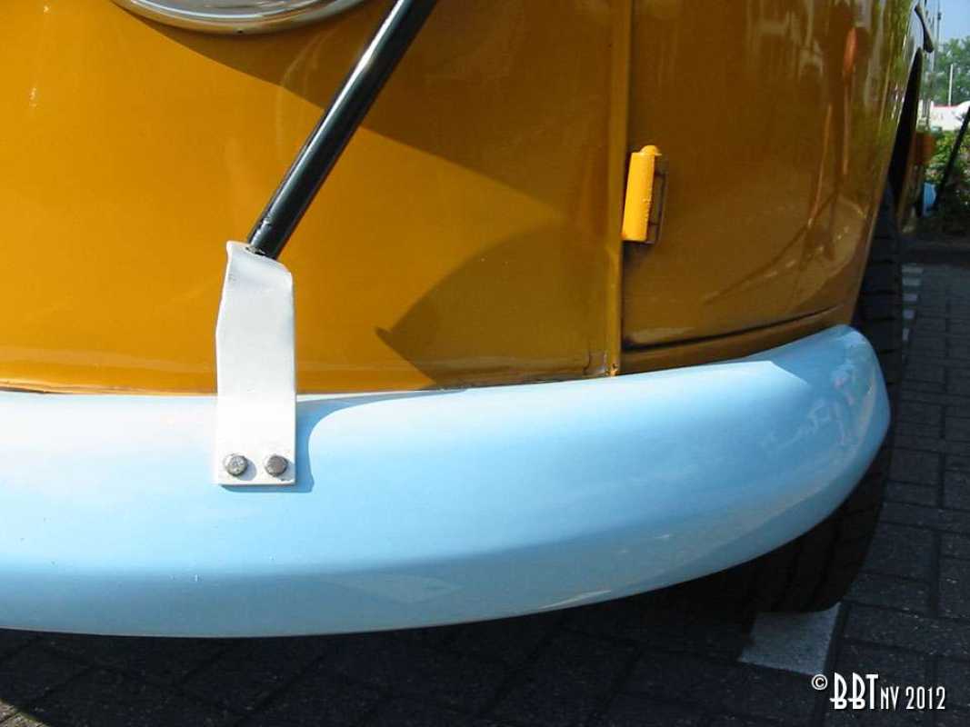 Bracket on bumper for Westy tent #6500, With left cargo doors