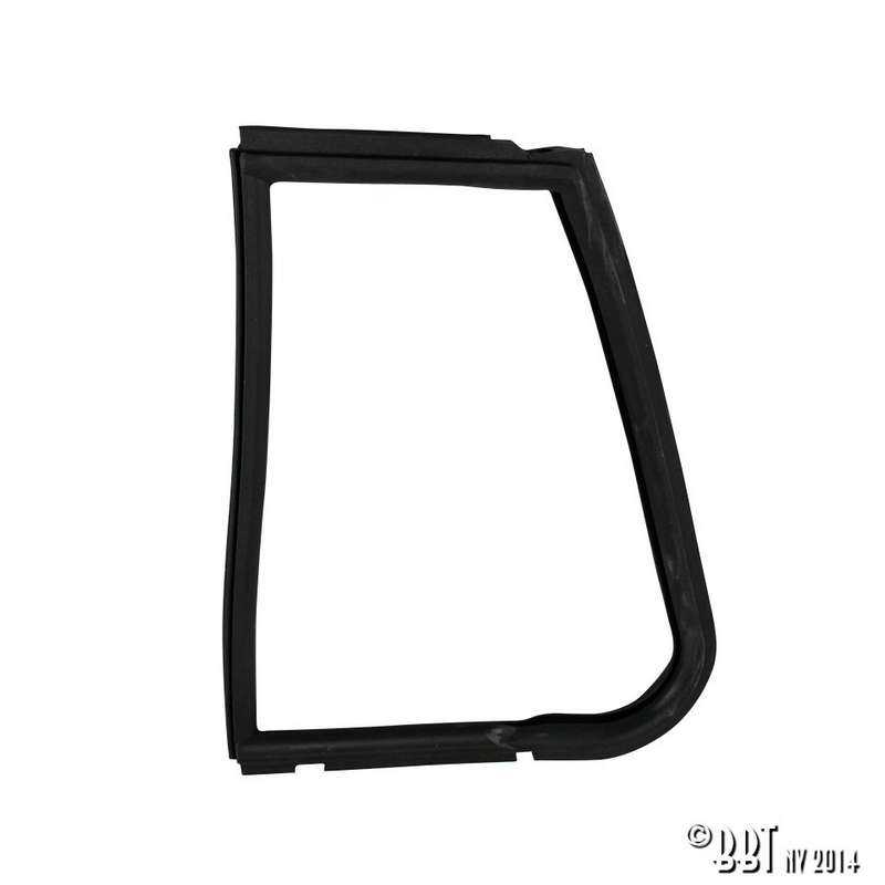 Vent wing seal, left, each, German quality