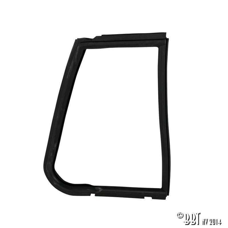 Vent wing seal, right, each, German quality