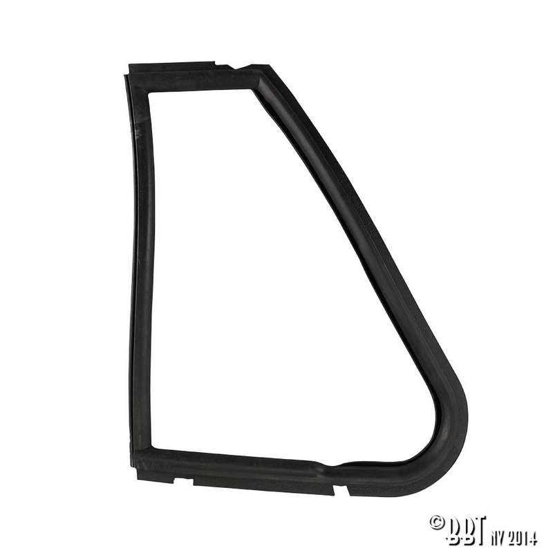 Vent wing seal, left, each, German quality