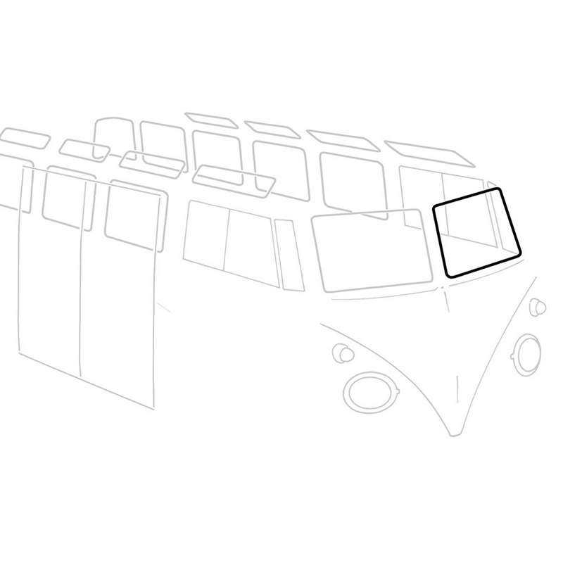 Windscreen seal, left. German quality with preformed corners