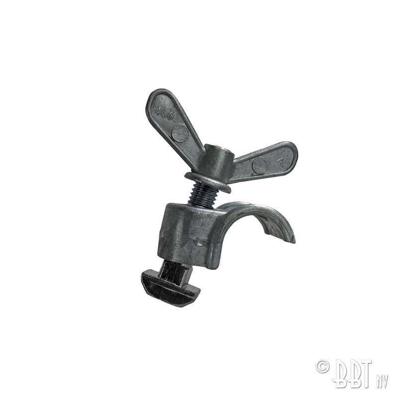 Rear seat fixation hook, bolt, nut