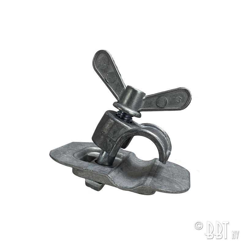 Central seat fixation plate, hook, bolt, nut