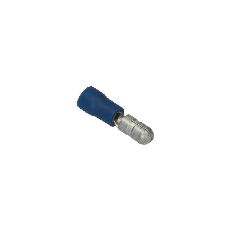 Cable connector blue, round 5mm