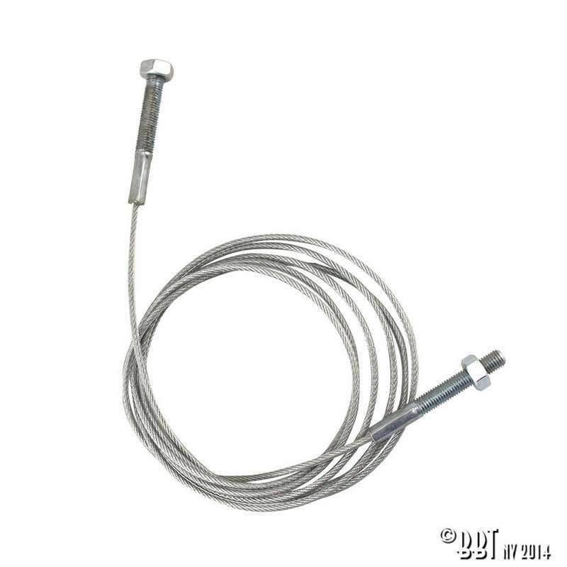 Spannseil mitten (um die Heckscheibe)- Karmann Ghia 10/68-
