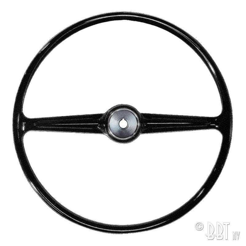 Steering wheel, black