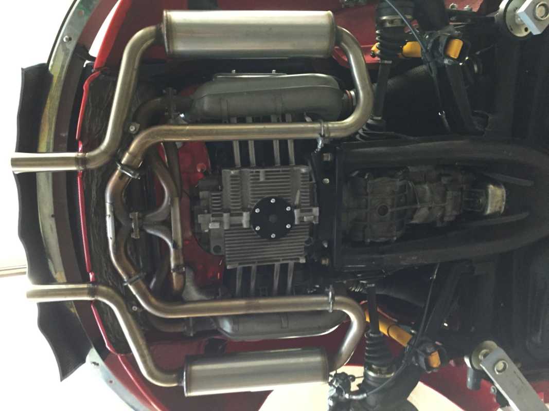 B.A.S. Spezial Auspuffanlage VW Käfer Typ 1 Streetsport Edelstahl mit Vorwärmung - Ahnendorp