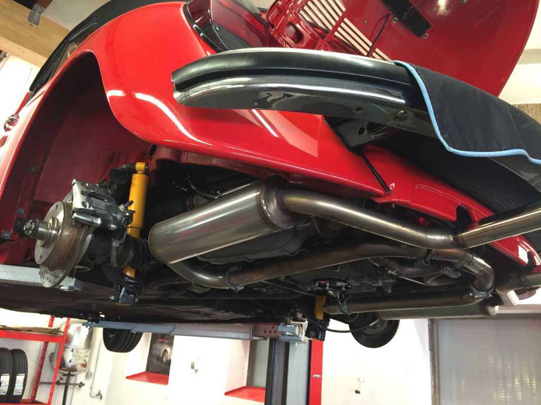 Streetsport Exhaust VW Beetle Stainless Steel VW Beetle Type 1 with preheating - SILENT VERSION