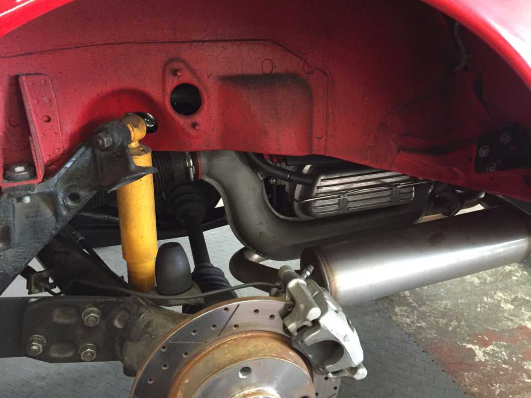 Streetsport Exhaust VW Beetle Stainless Steel VW Beetle Type 1 with preheating - SILENT VERSION