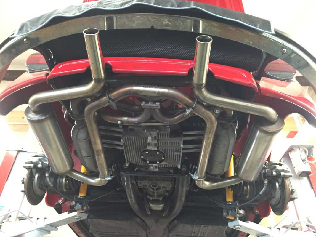 Streetsport Exhaust VW Beetle Stainless Steel VW Beetle Type 1 with preheating - SILENT VERSION