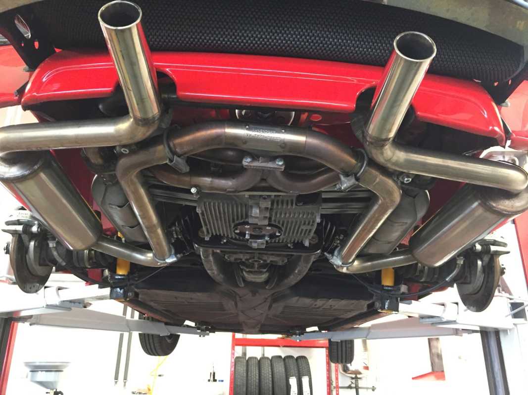 Streetsport Exhaust VW Beetle Stainless Steel VW Beetle Type 1 with preheating - SILENT VERSION
