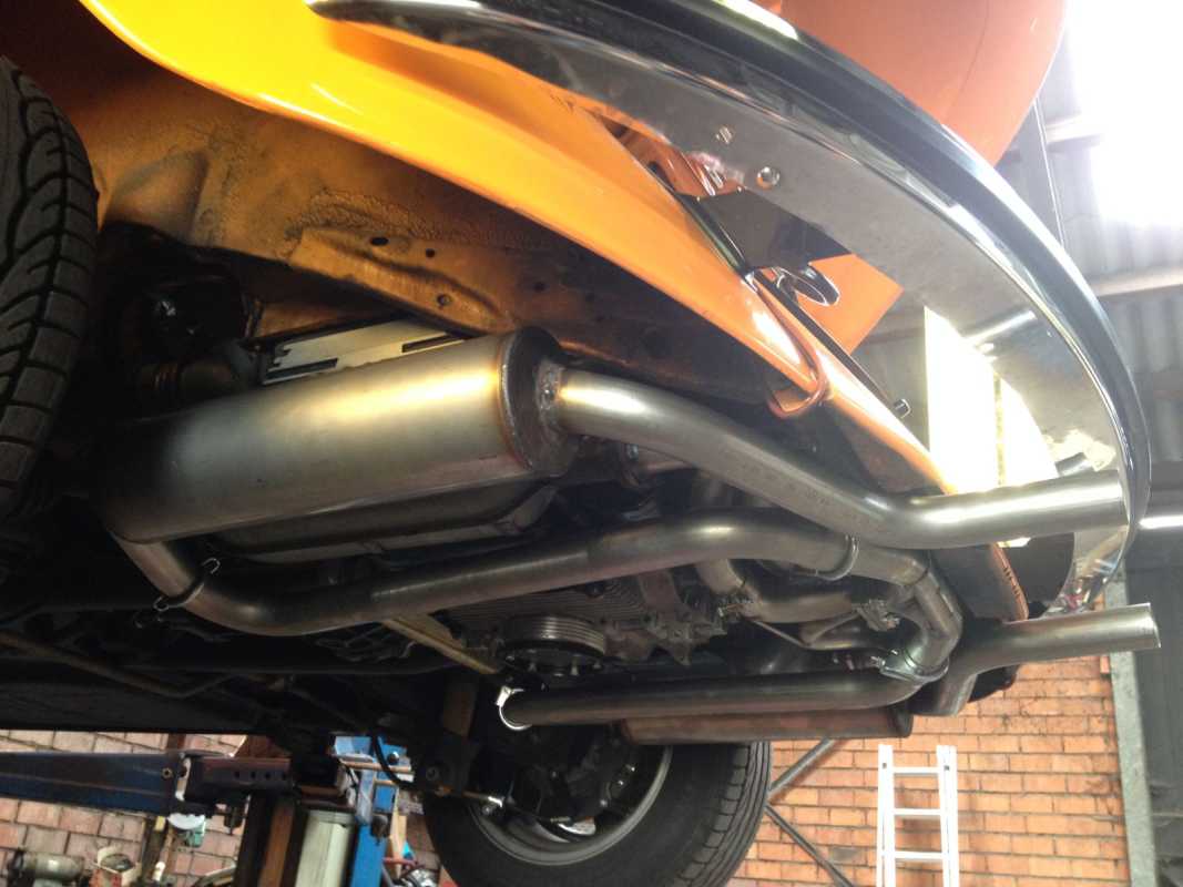 Streetsport Exhaust VW Beetle Stainless Steel VW Beetle Type 1 with preheating - SILENT VERSION