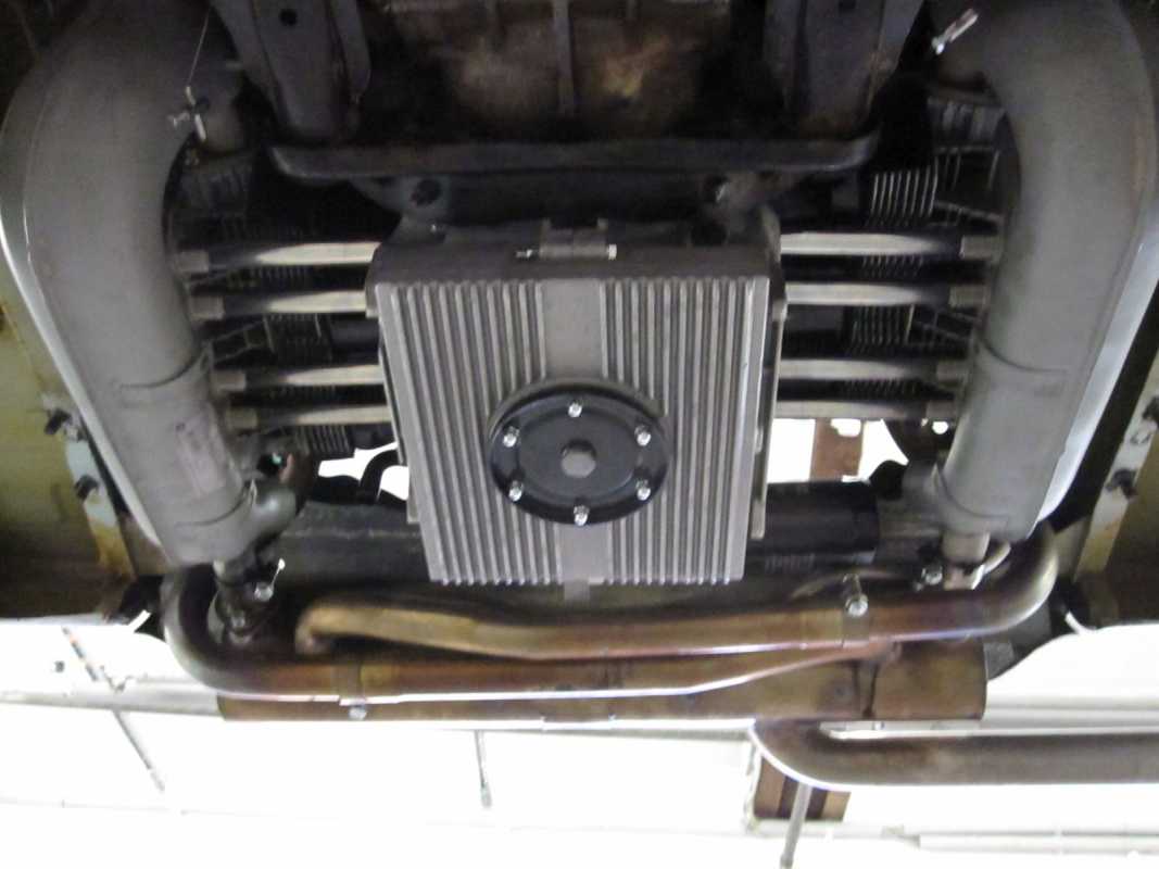 VW T1 Bus Auspuff Ahnendorp Customsport mit Vorwärmung