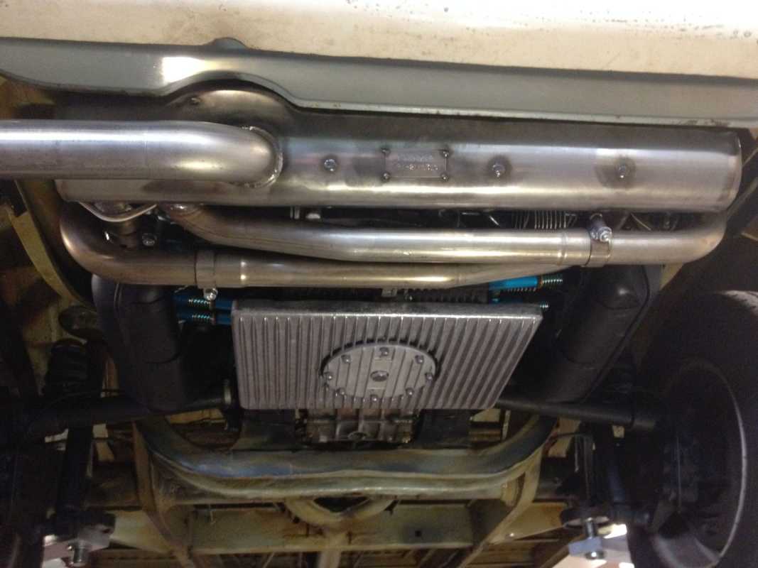 VW T1 Bus Auspuff Ahnendorp Customsport mit Vorwärmung