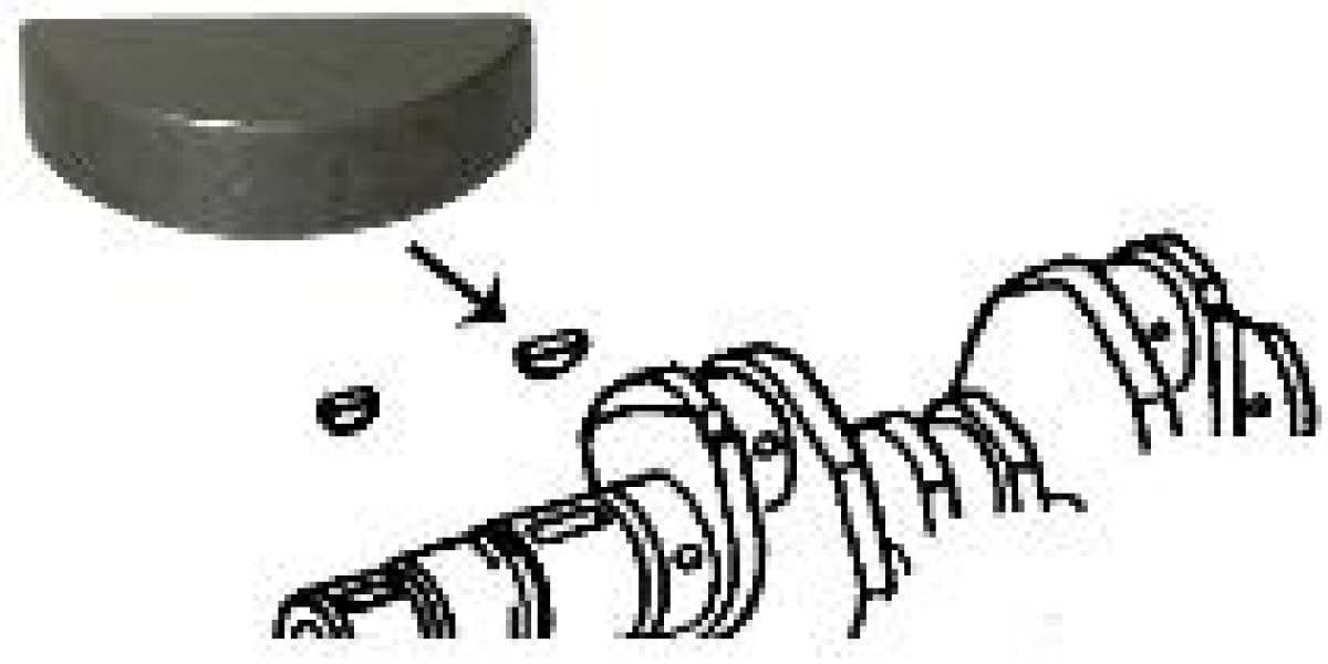 Woodruff key for crankschaft, big