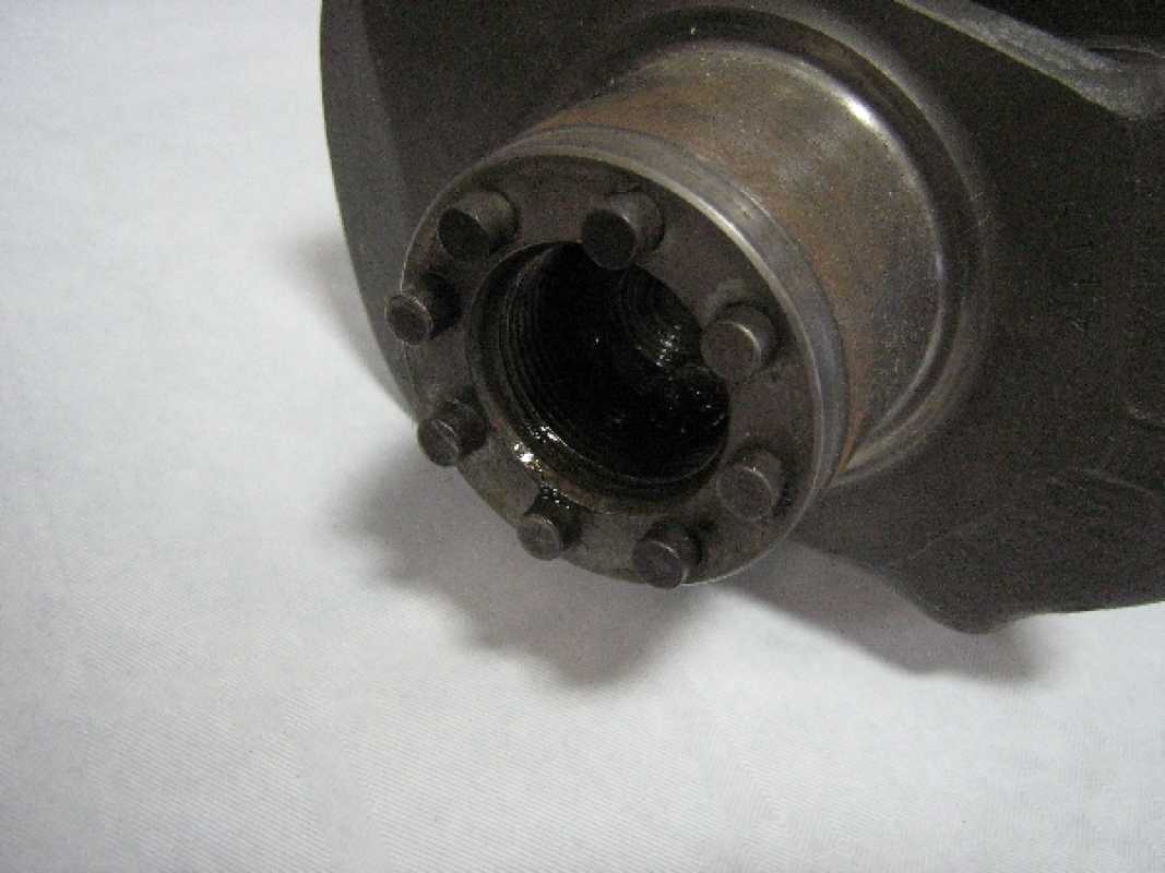 Kurbelwelle Flanschfläche planschleifen VW Käfer Typ 1 und Bus