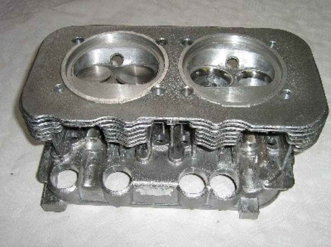 2 Zylinderköpfe Kühlrippen planen VW Typ 4 / Porsche 914