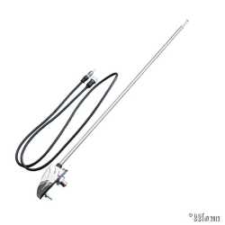 Antenna chromed base, 1 point fixation