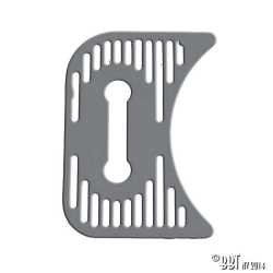 Dashgrille Dehne fuel gauge holder, RHD