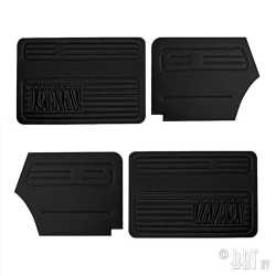 Doorpanel set convertible - black - 4 pcs