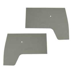 Front door panels, grey, as pair