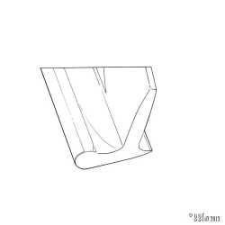 Rear deck lid seal, original model