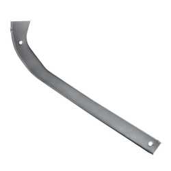 Roof gutter front left